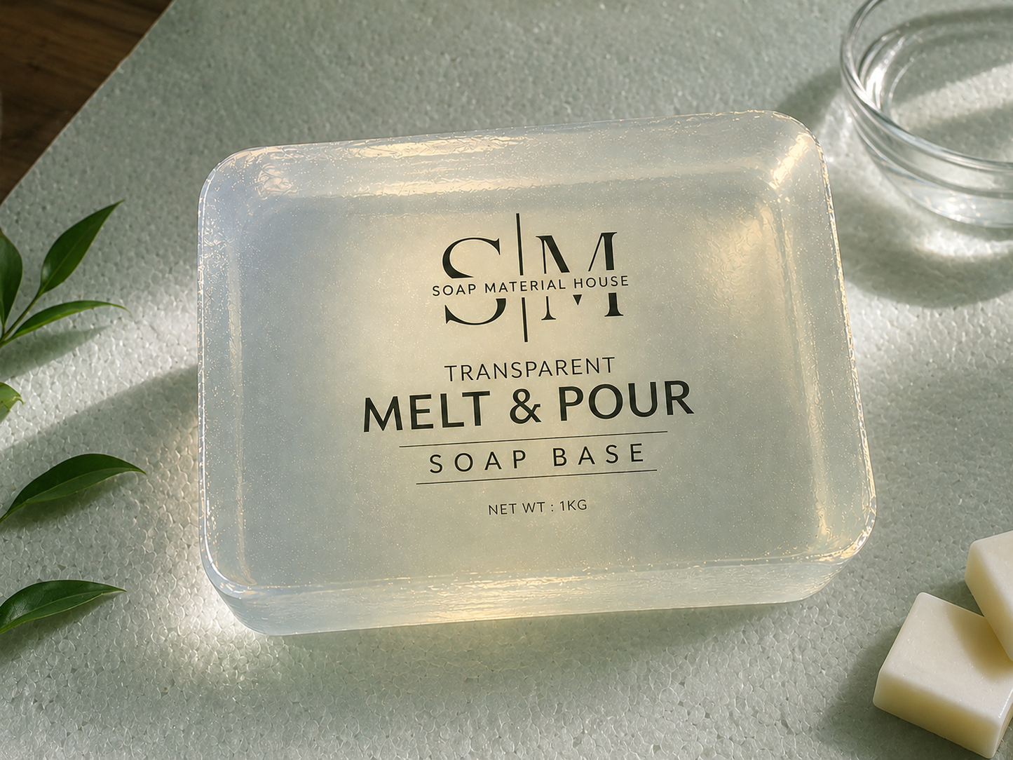 Transparent Soap Base | Crystal Clear & Gentle Formula for Handmade Soaps